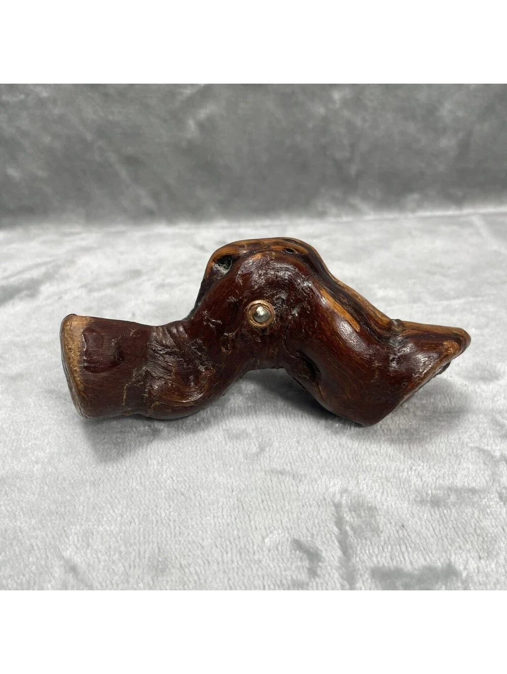 Vintage Handcrafted Root Wood Corkscrew | Rustic Briar Wine Bottle Opener